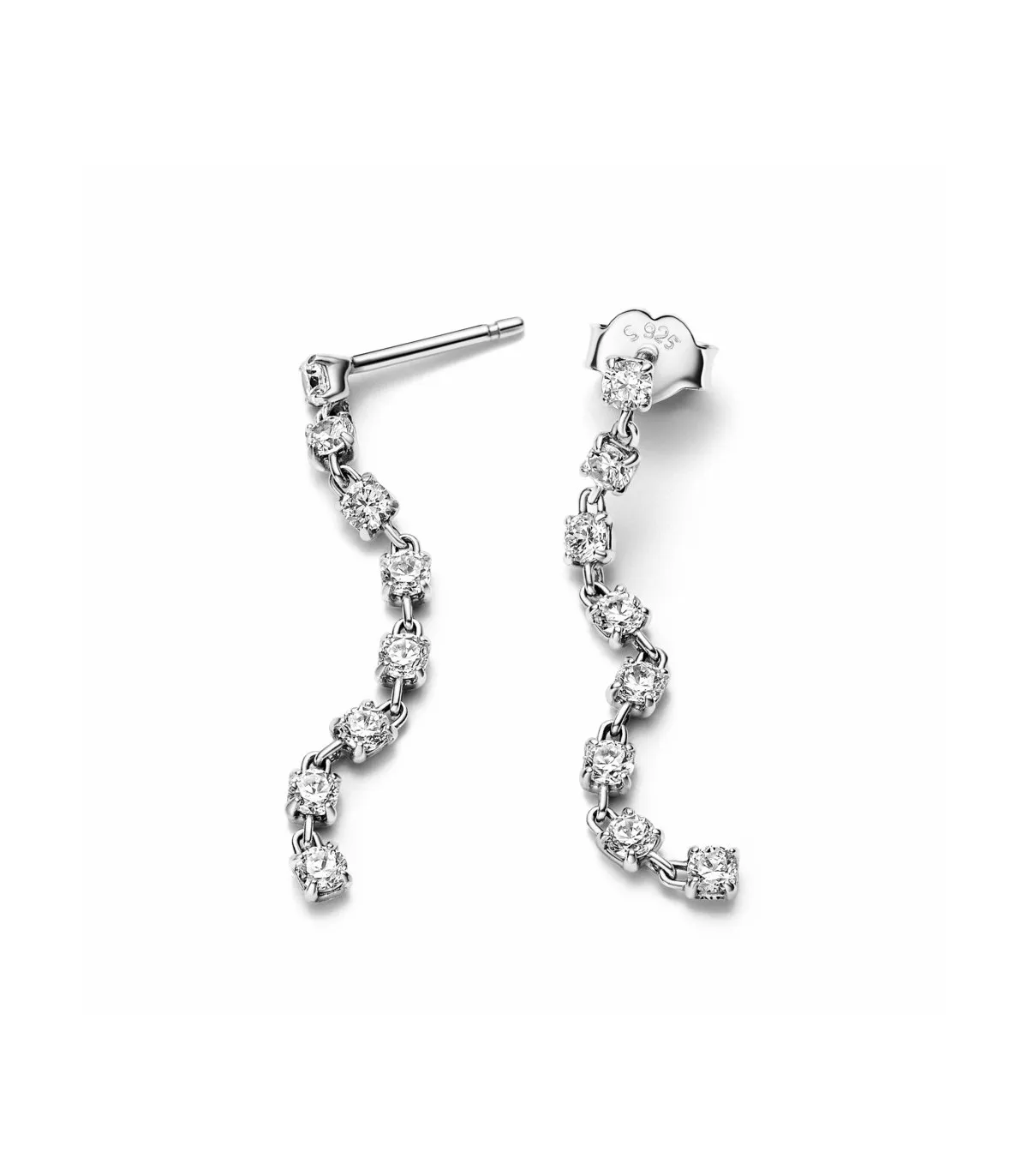 PENDIENTES PANDORA COLGANTES CON OCHO PIEDRAS BRILLANTES  293159C01