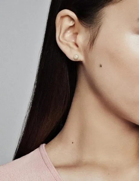 pendientes pandora shine gotas brillantes