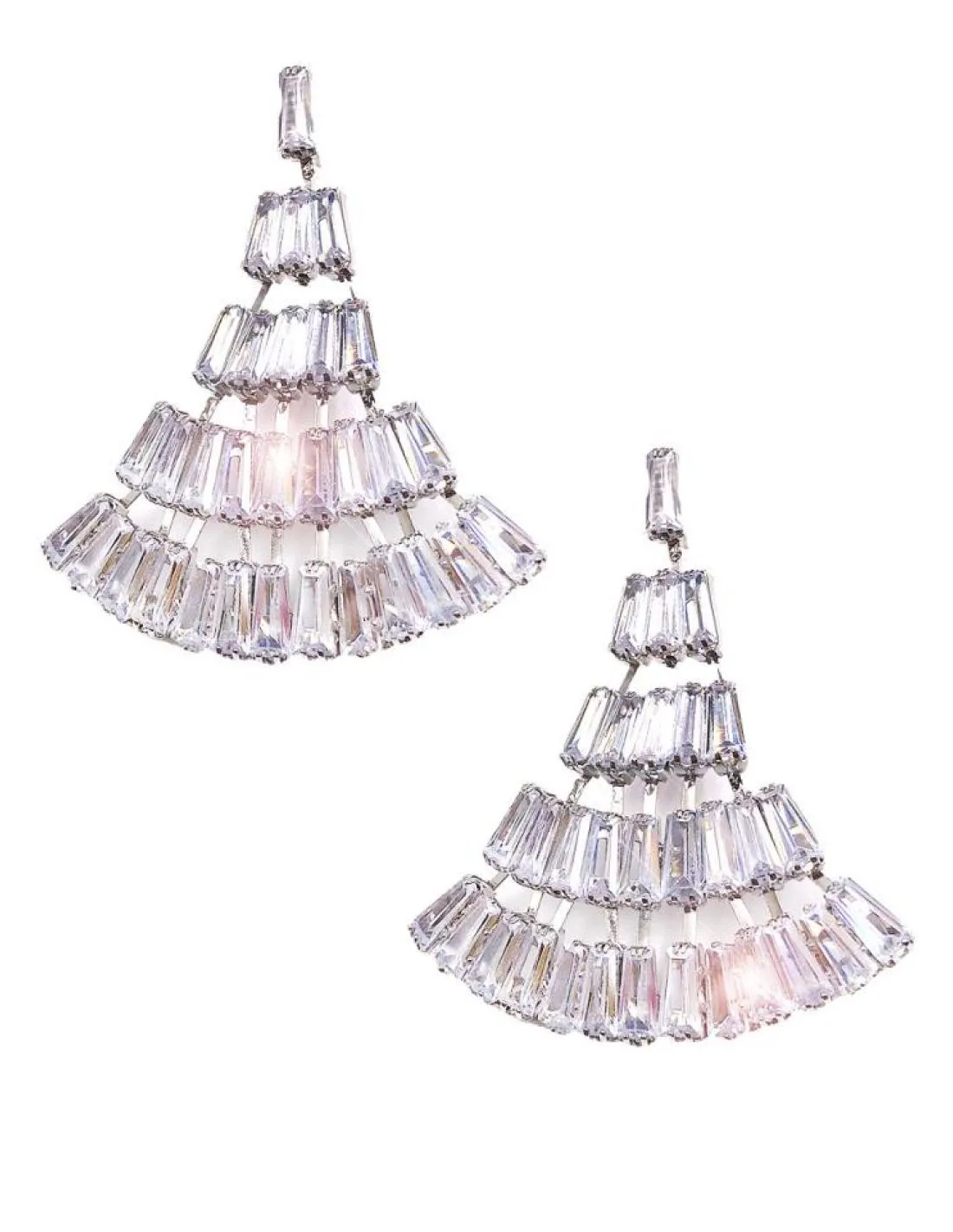 PENDIENTES PLATEADOS LARGOS DE MUJER IDEALES PARA BODAS DE NOCHE