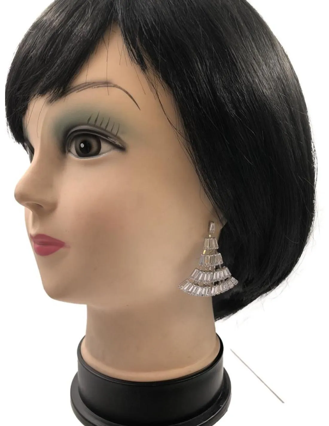 PENDIENTES PLATEADOS LARGOS DE MUJER IDEALES PARA BODAS DE NOCHE