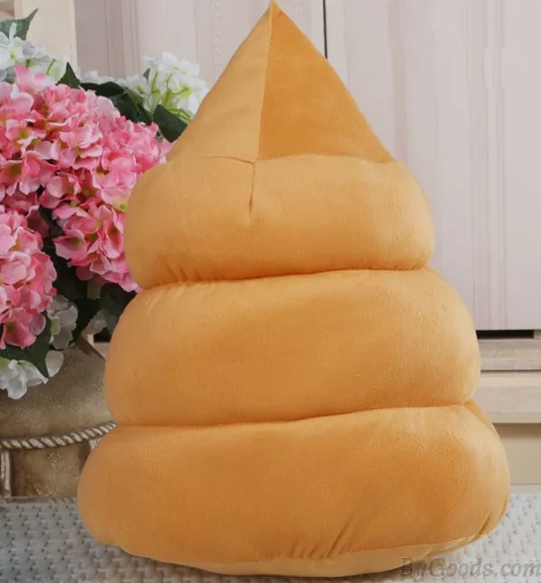 Personality Miracle Useful Gift Shit Pattern Pillow Cushion