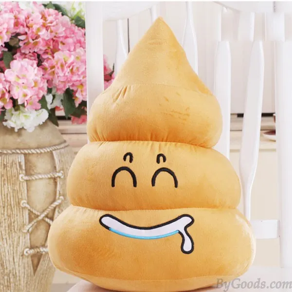 Personality Miracle Useful Gift Shit Pattern Pillow Cushion