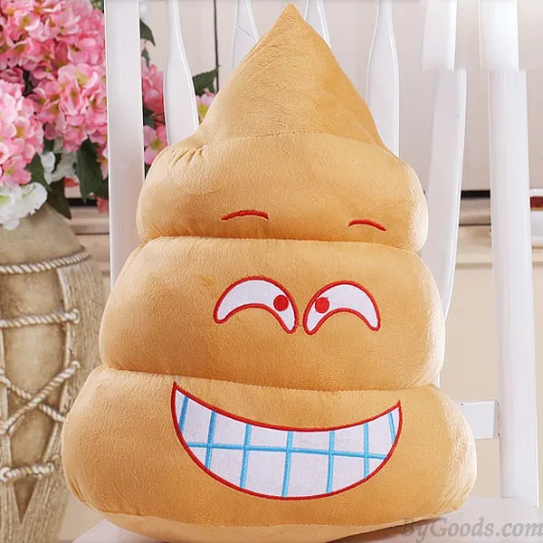 Personality Miracle Useful Gift Shit Pattern Pillow Cushion