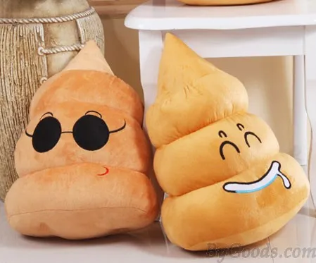 Personality Miracle Useful Gift Shit Pattern Pillow Cushion