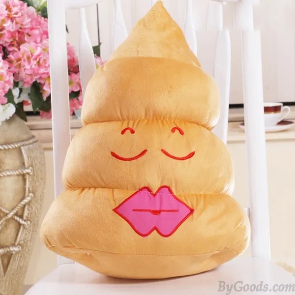 Personality Miracle Useful Gift Shit Pattern Pillow Cushion
