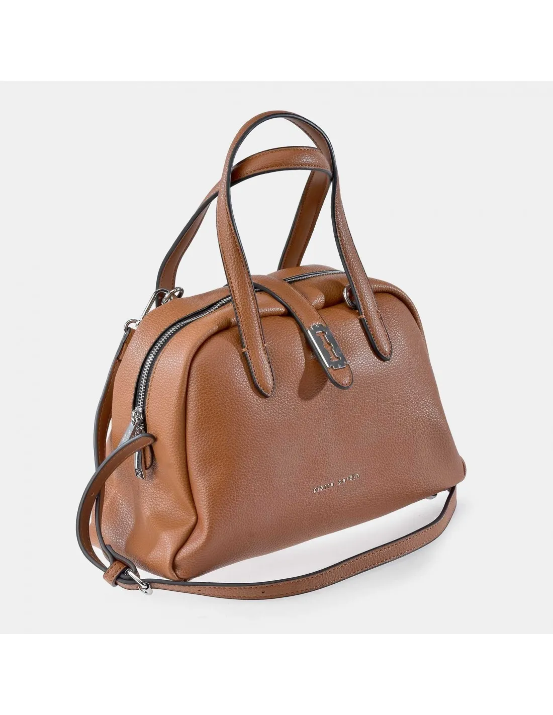 PIERRE CARDIN Bolso de mano Bowling mini para mujer símil piel