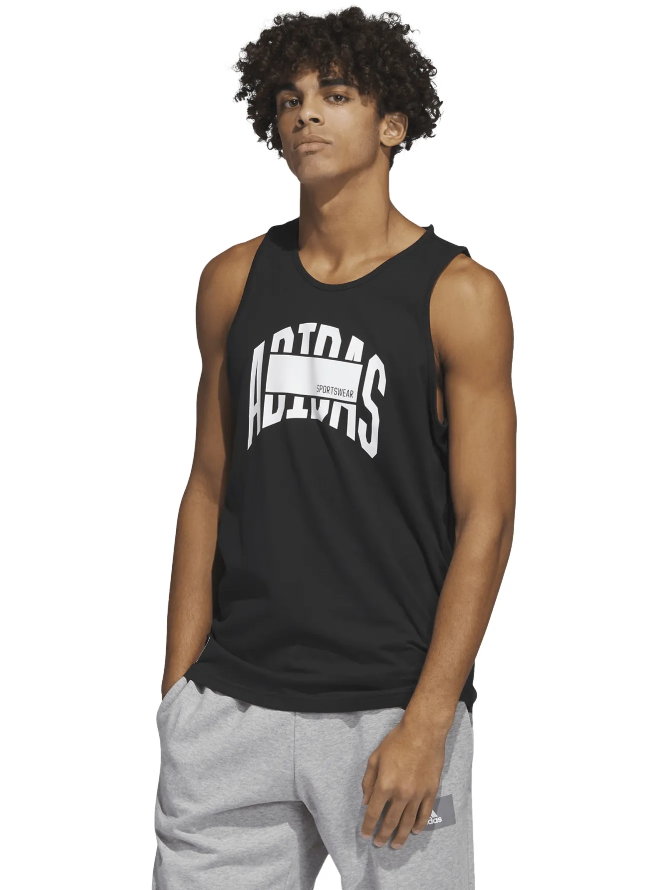 Playera Adidas Sportswear Negro Para Hombre