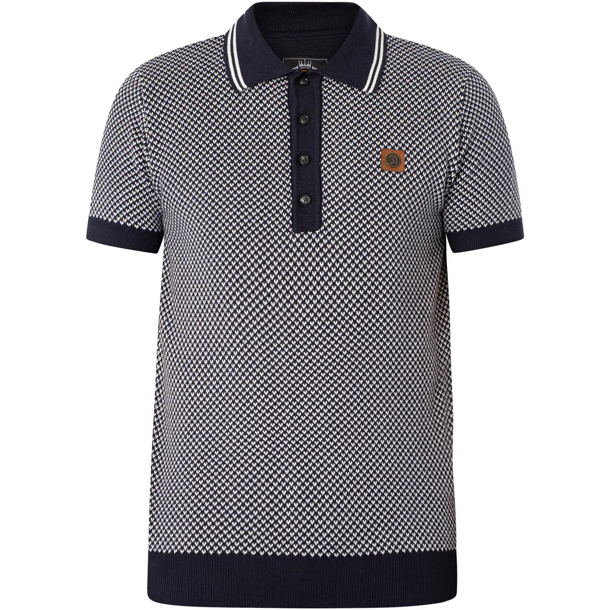 Polo De Galga Fina Con Estampado
