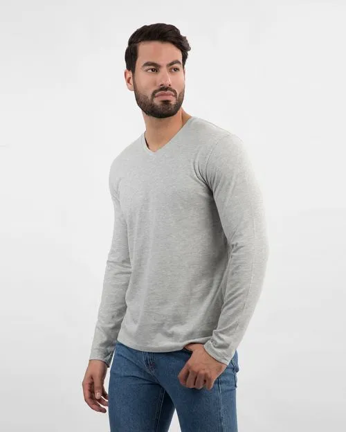 Polo Hombre Toño Core Gris Fit Poly