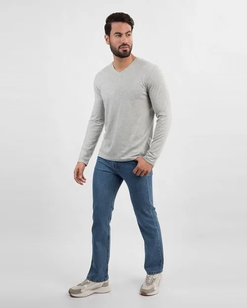 Polo Hombre Toño Core Gris Fit Poly