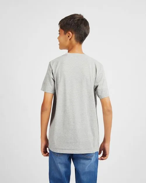 Polo Jovencito Ramiro Grey Fit Poly Htr