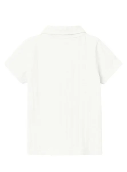 Polo Name It Fen Blanco Para Niño
