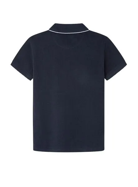 Polo Pepe Jeans New Thor Azul Marino Para Niño