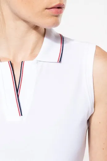 Polo sin mangas para mujer