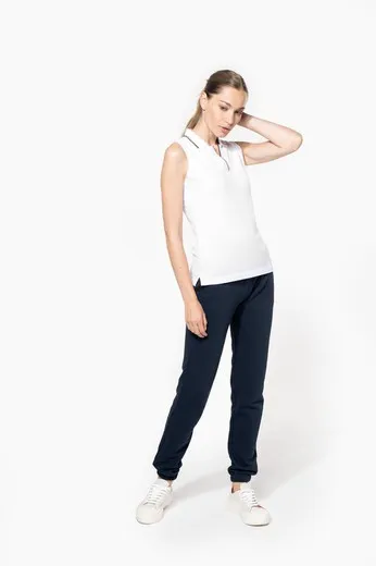 Polo sin mangas para mujer