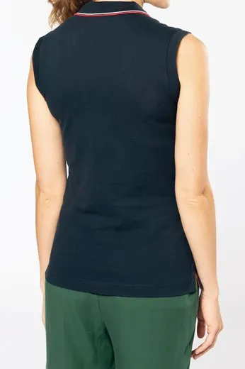 Polo sin mangas para mujer