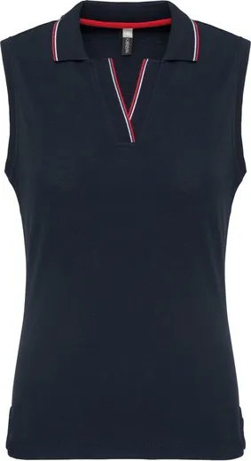 Polo sin mangas para mujer