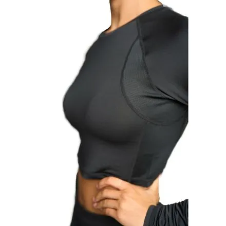Poly Tee Mujer Pro Training Cropped