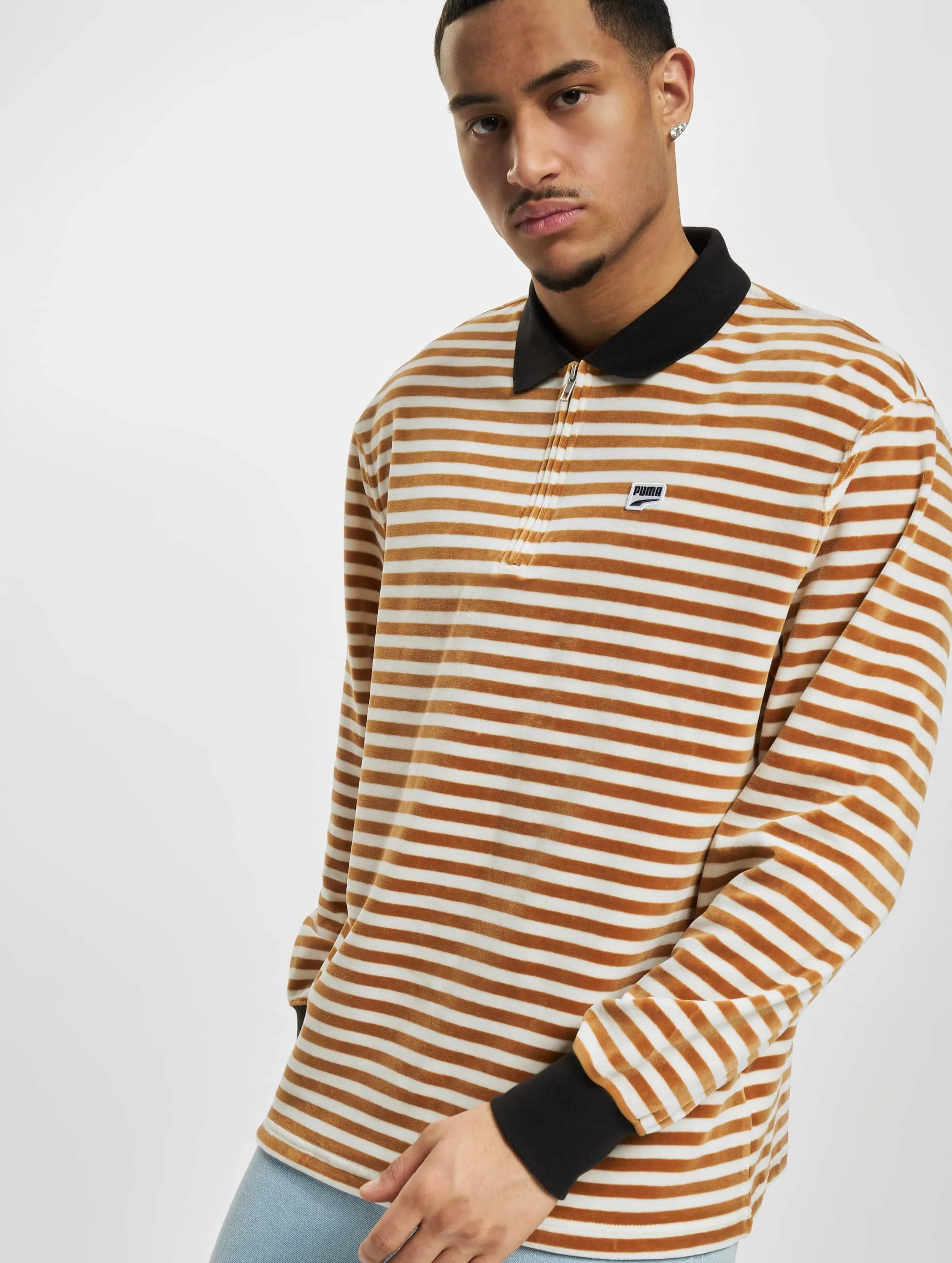 PUMA DOWNTOWN VELOUR TSHIRT DESERT
