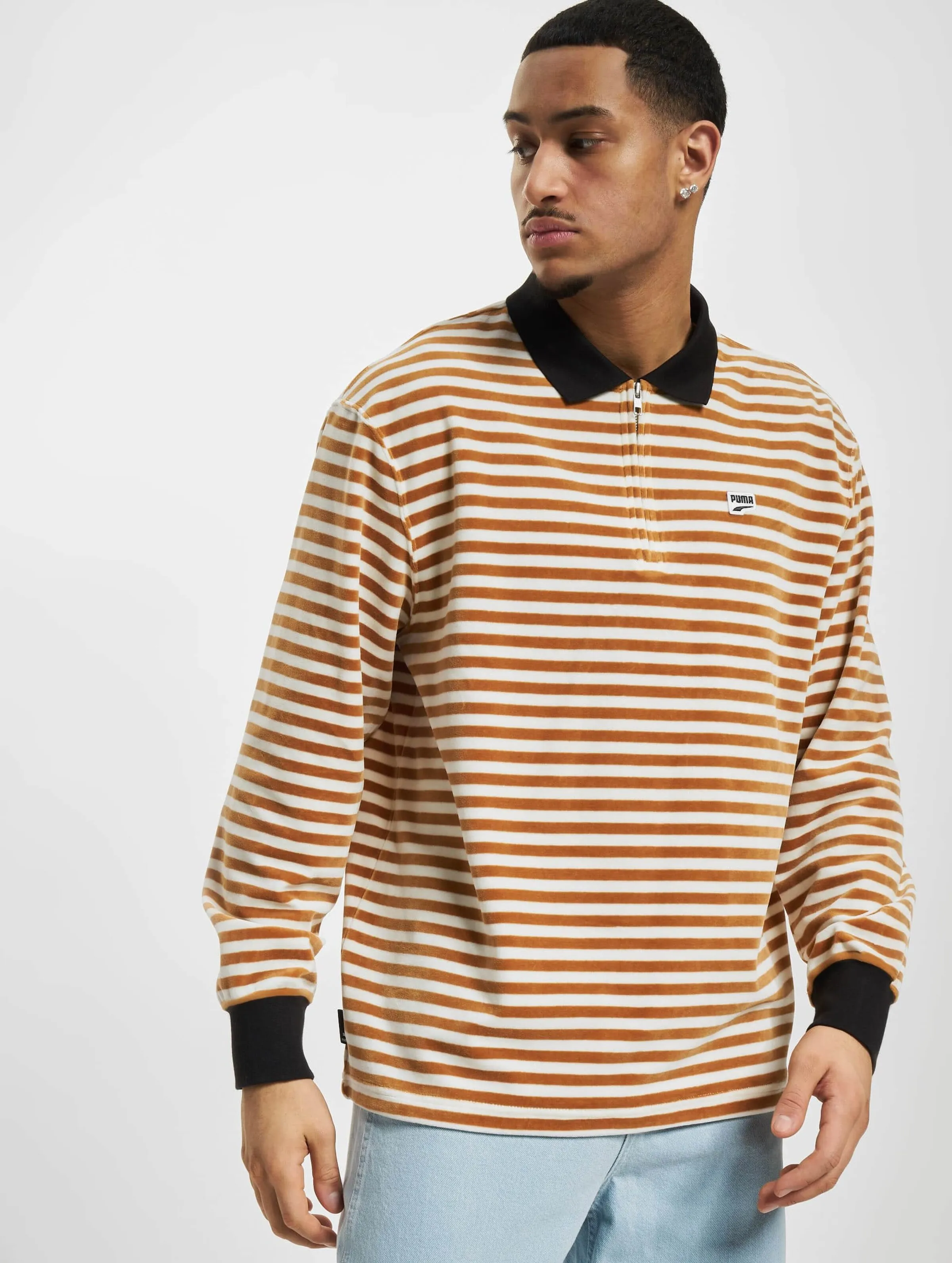 PUMA DOWNTOWN VELOUR TSHIRT DESERT