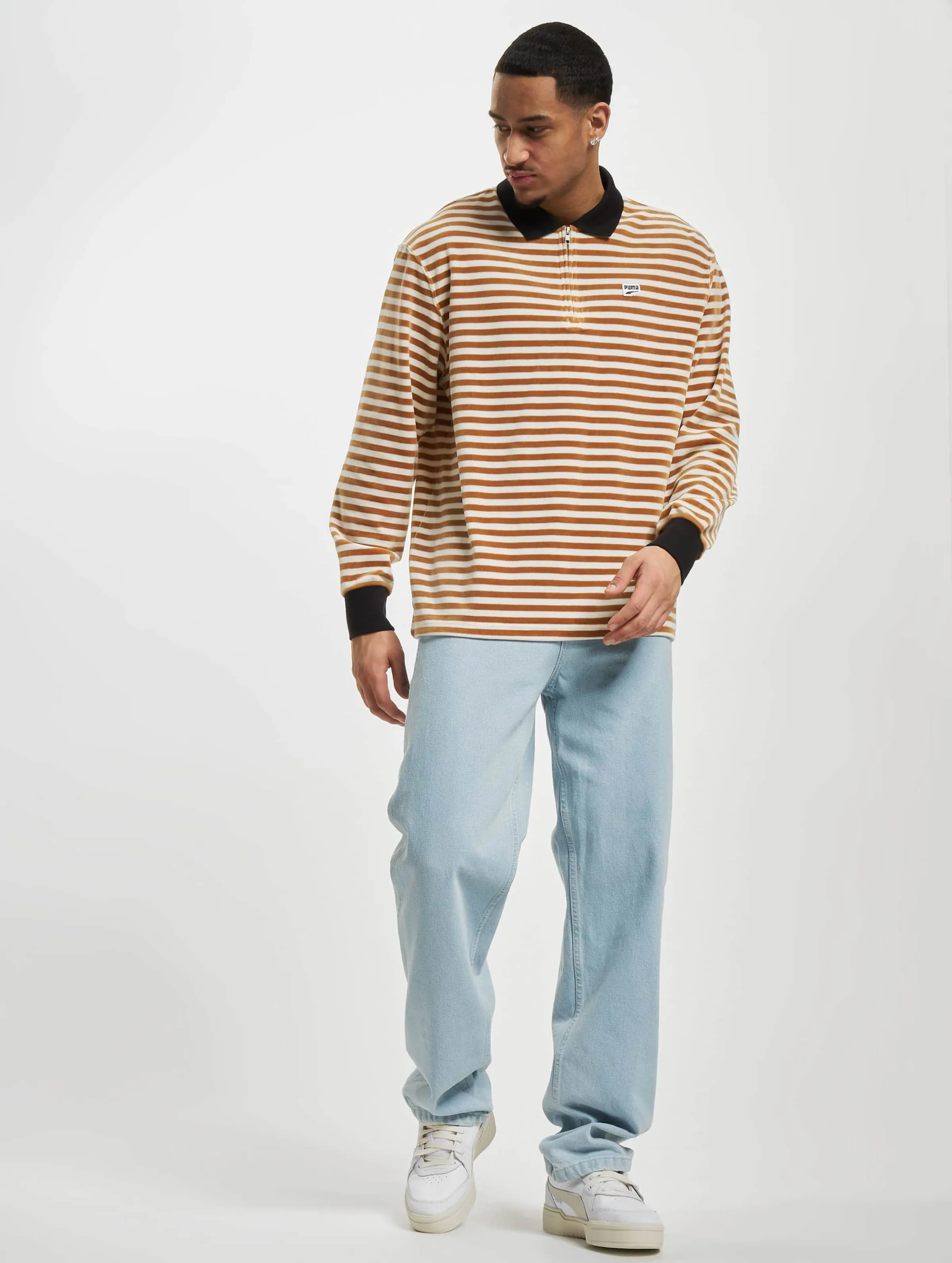 PUMA DOWNTOWN VELOUR TSHIRT DESERT