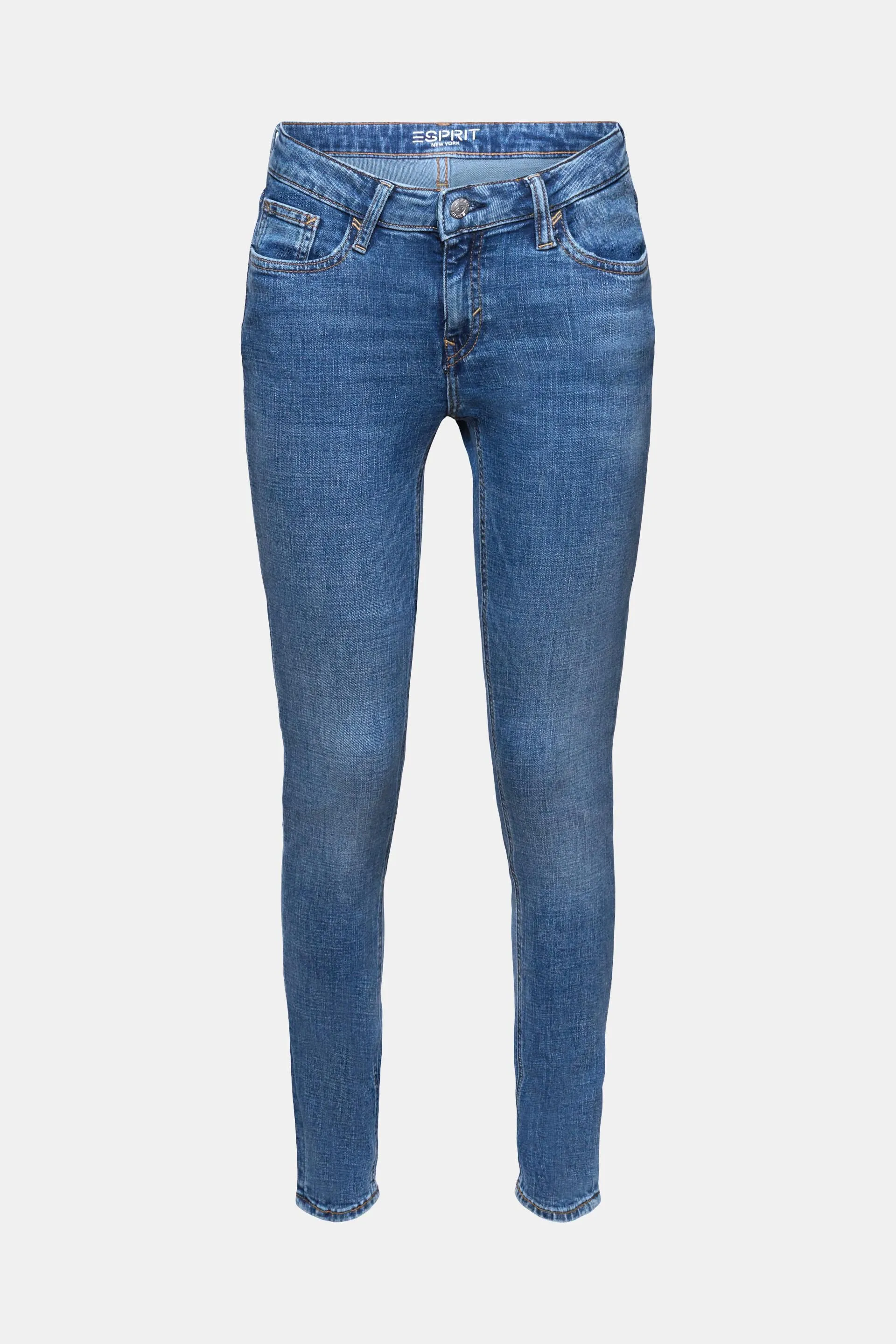 RECICLADOS: JEANS MIDRISE SKINNY FIT EL&AACUTE;STICOS