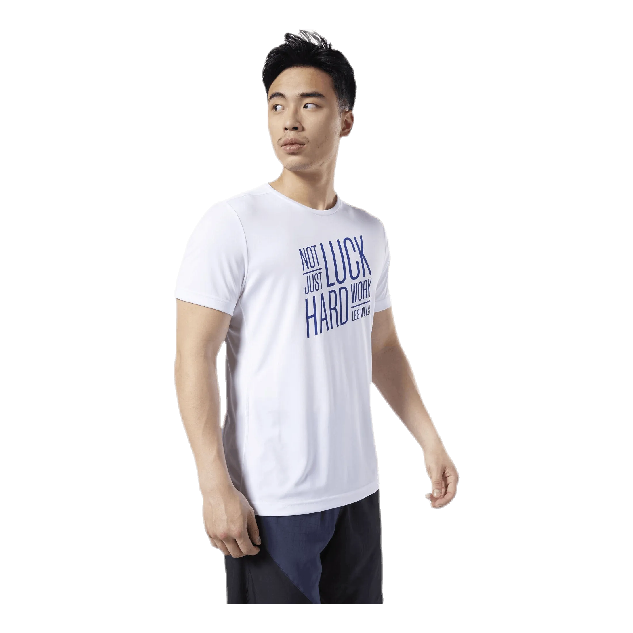 Reebok Les Mills Poly Graphic SS Tee White
