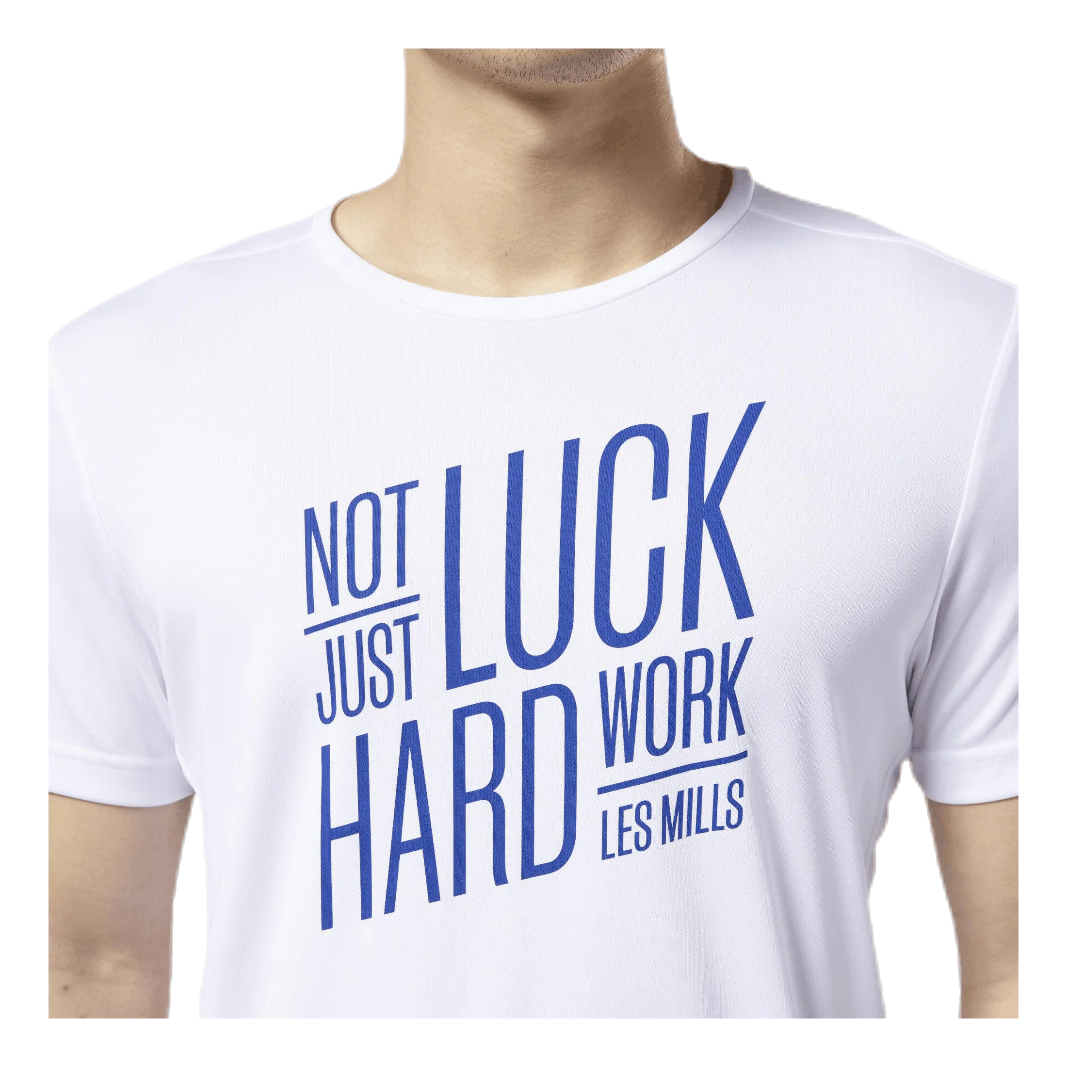 Reebok Les Mills Poly Graphic SS Tee White