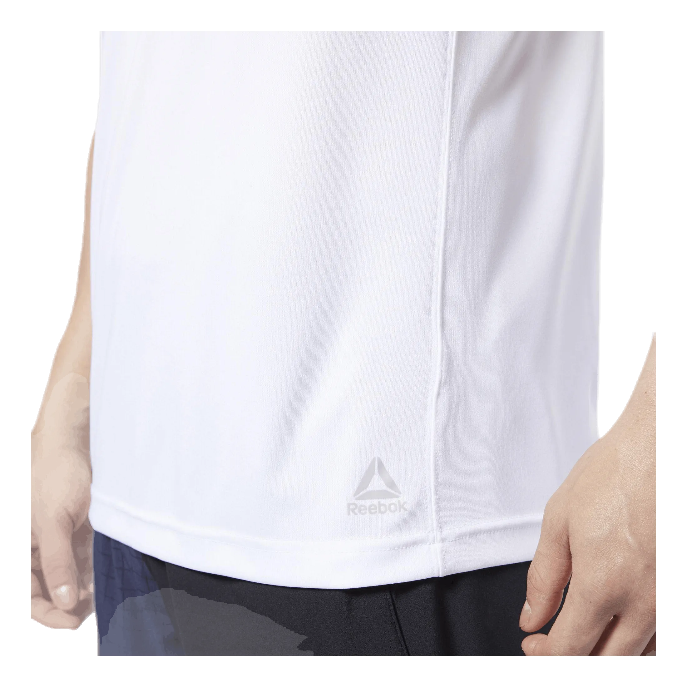 Reebok Les Mills Poly Graphic SS Tee White