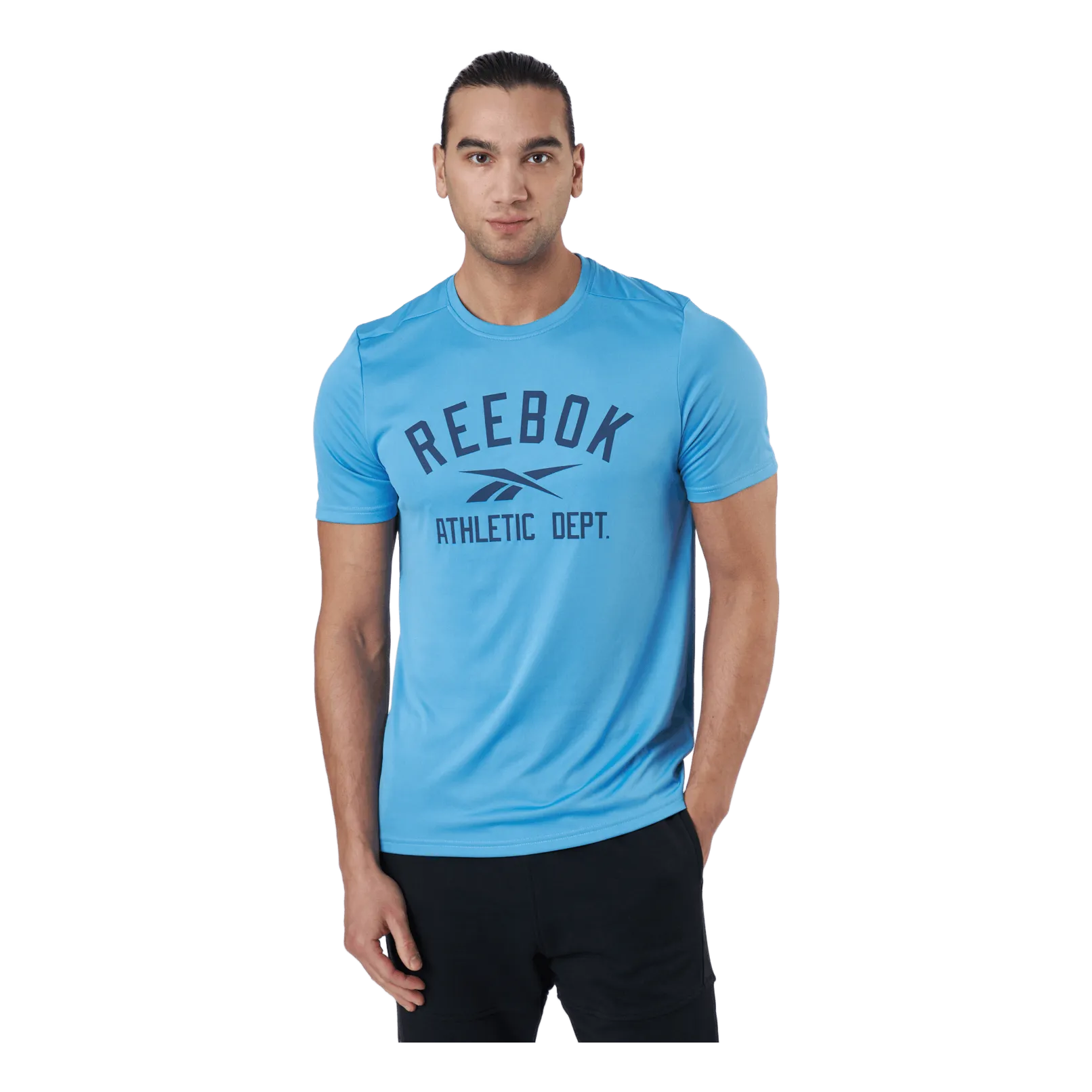 Reebok Wor Poly Graphic Ss Tee Essblu