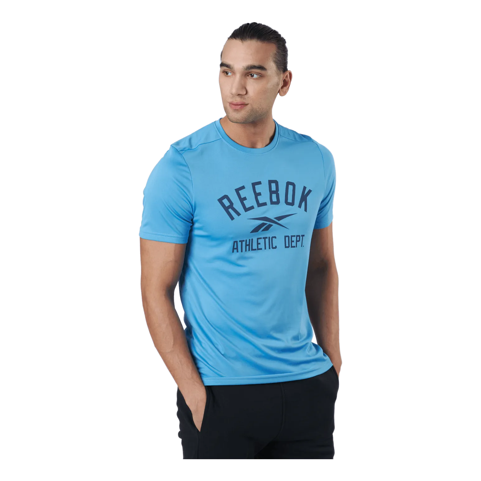 Reebok Wor Poly Graphic Ss Tee Essblu