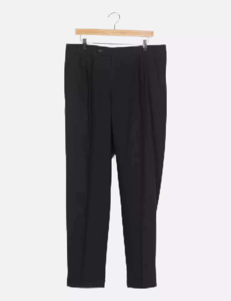 Roy Robson Pantalón de traje azul marino