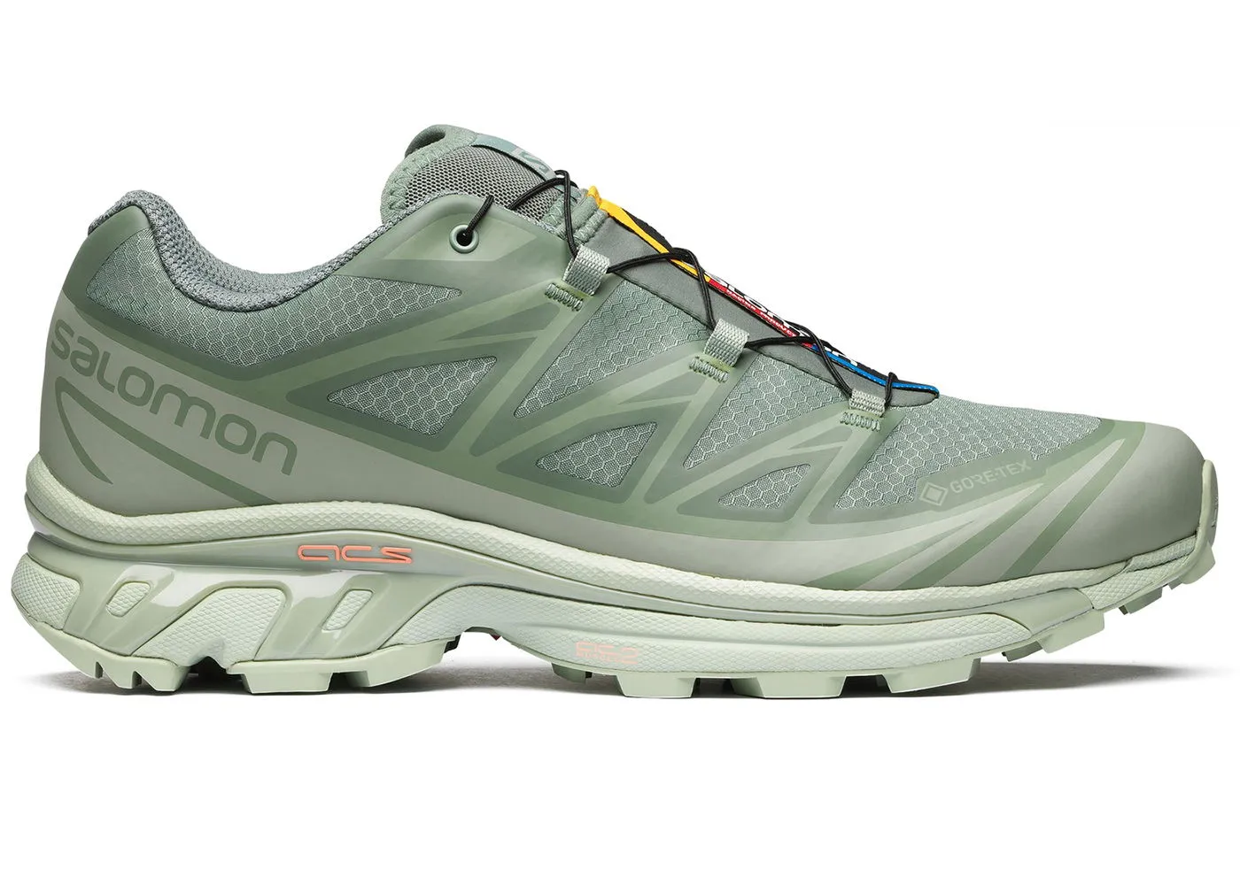 SALOMON XT6 GORETEX DESERT SAGE LILY PAD