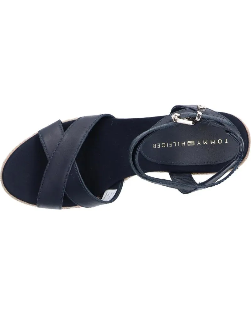 Sandalias de Mujer TOMMY HILFIGER FW0FW06303 FEMININE LOW WEDGE DW5 DESERT SKY
