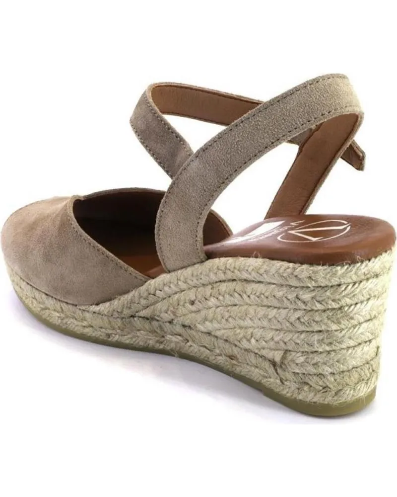 Sandalias VIGUERA  de Mujer ALPARGATA ABIERTA DESERT DE  CAMEL