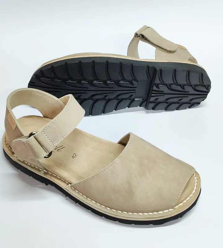Sandalias Y Zue Castell 1062 piel taupe