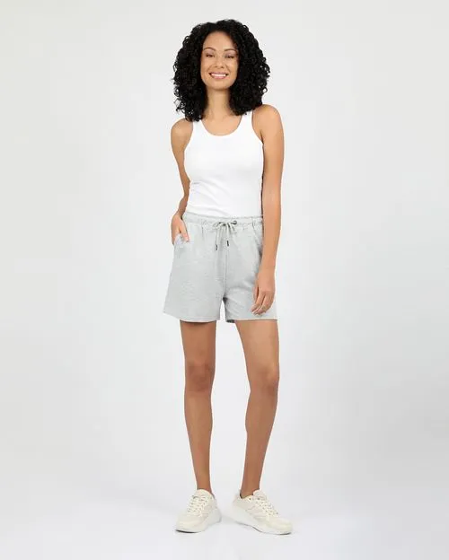 Short Mujer Alexa Gris Fit Poly