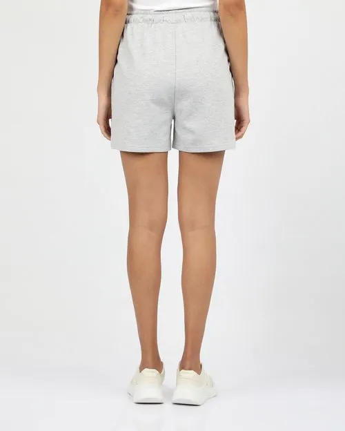 Short Mujer Alexa Gris Fit Poly
