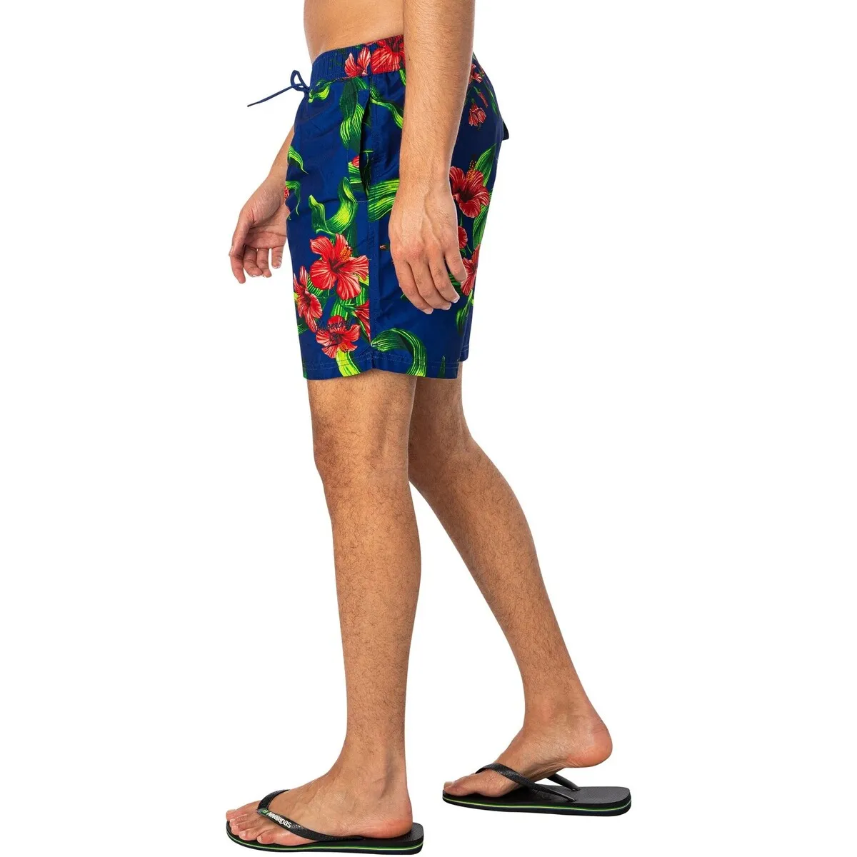 Shorts De Baño Con Estampado Hawaiano 17