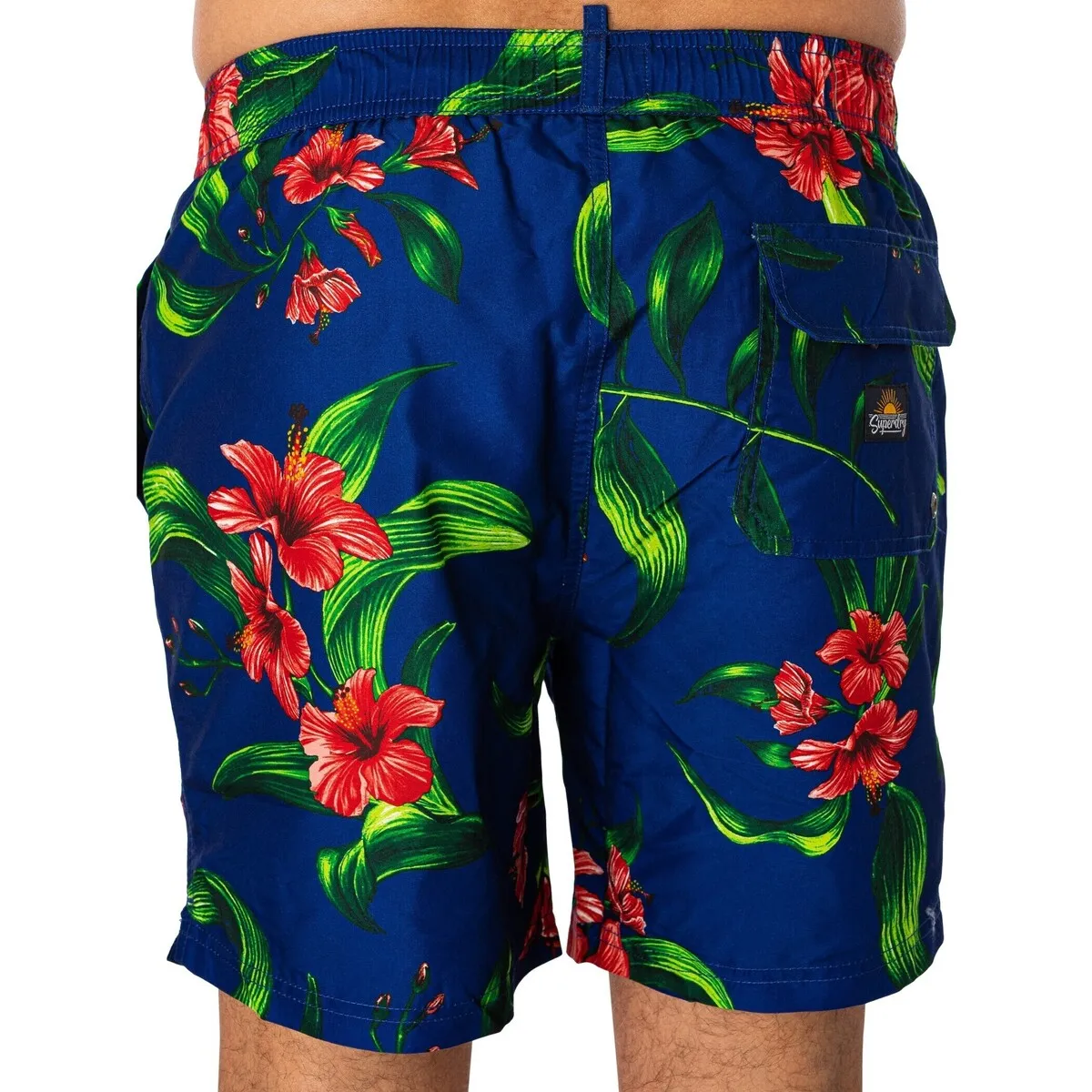 Shorts De Baño Con Estampado Hawaiano 17