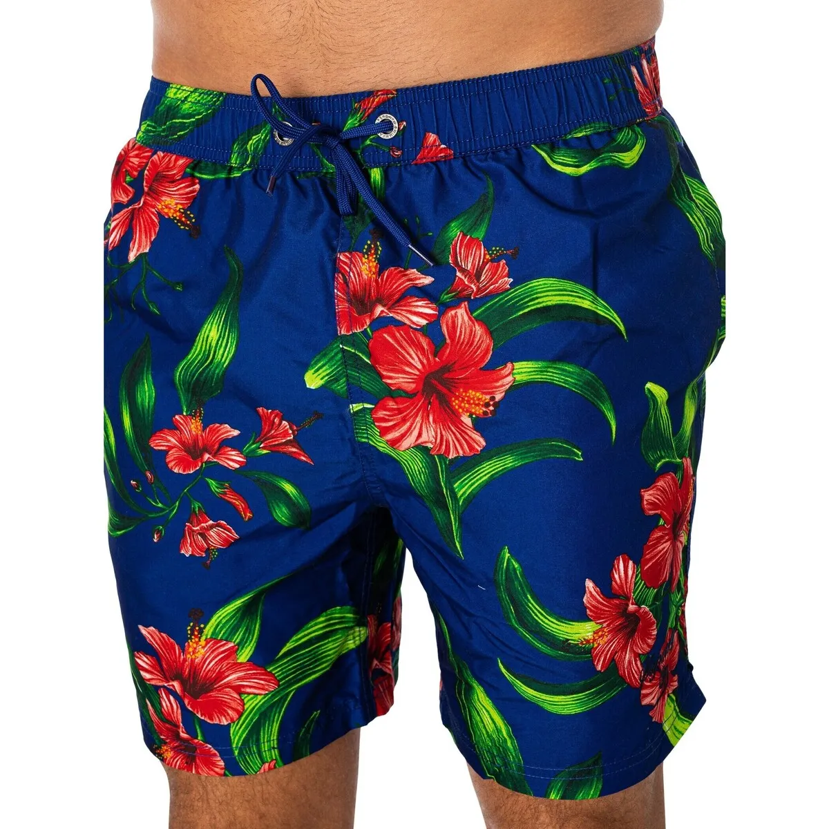 Shorts De Baño Con Estampado Hawaiano 17