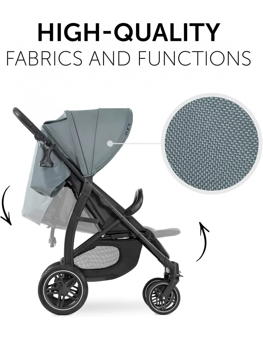 Silla de paseo Rapid 4D Jungle Green de Hauck