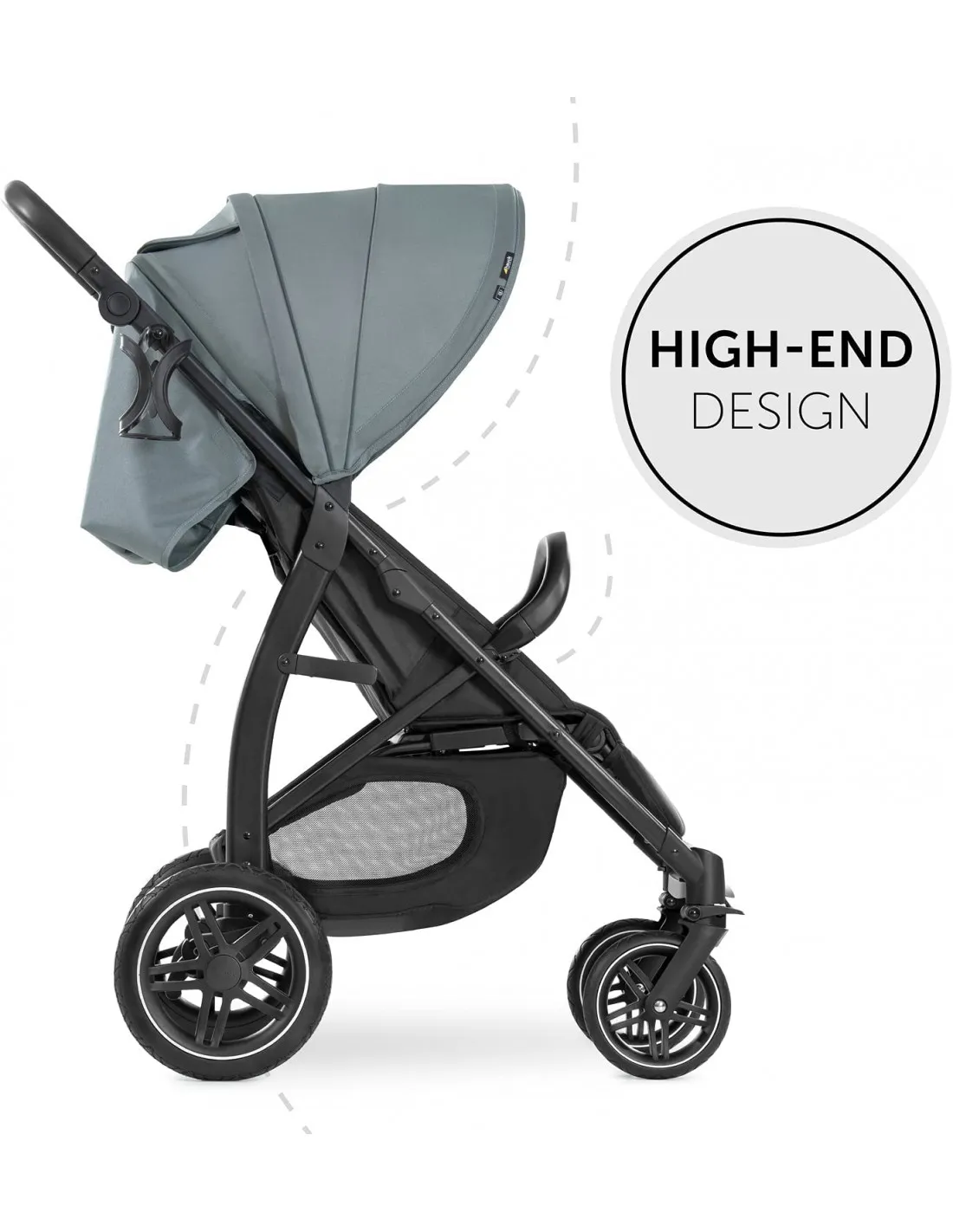 Silla de paseo Rapid 4D Jungle Green de Hauck