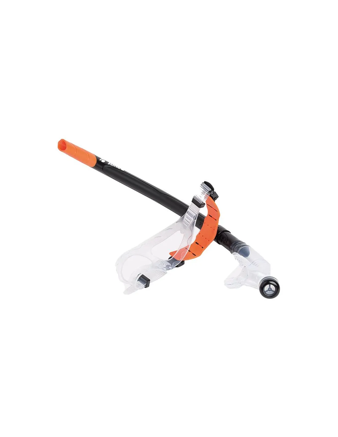 Snorkel de Natación Jaked Negro/Naranja
