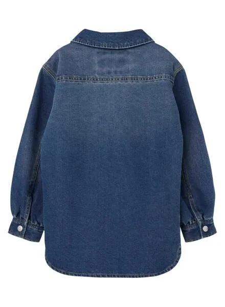 Sobrecamisa Name It Star Vaquera Azul Para Niña