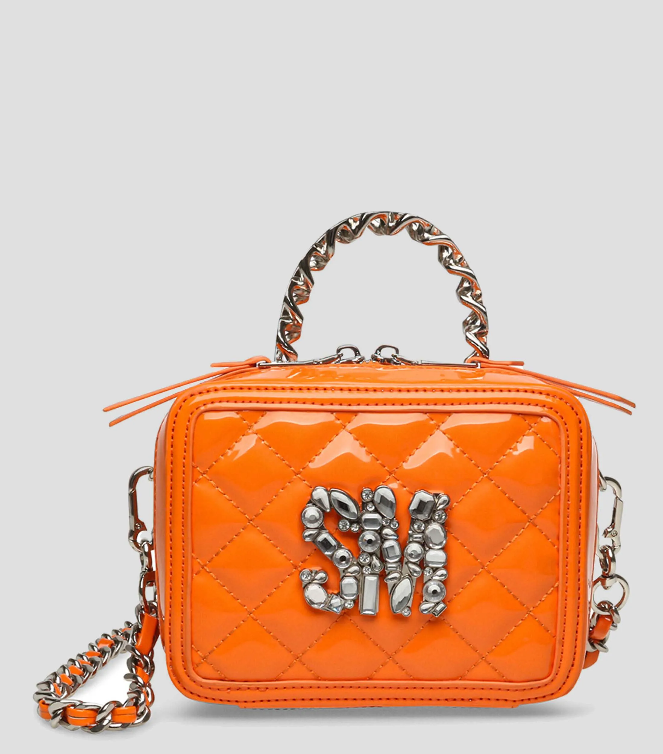 Steve Madden Bolso crossbody naranja Bloving capitonado Mujer