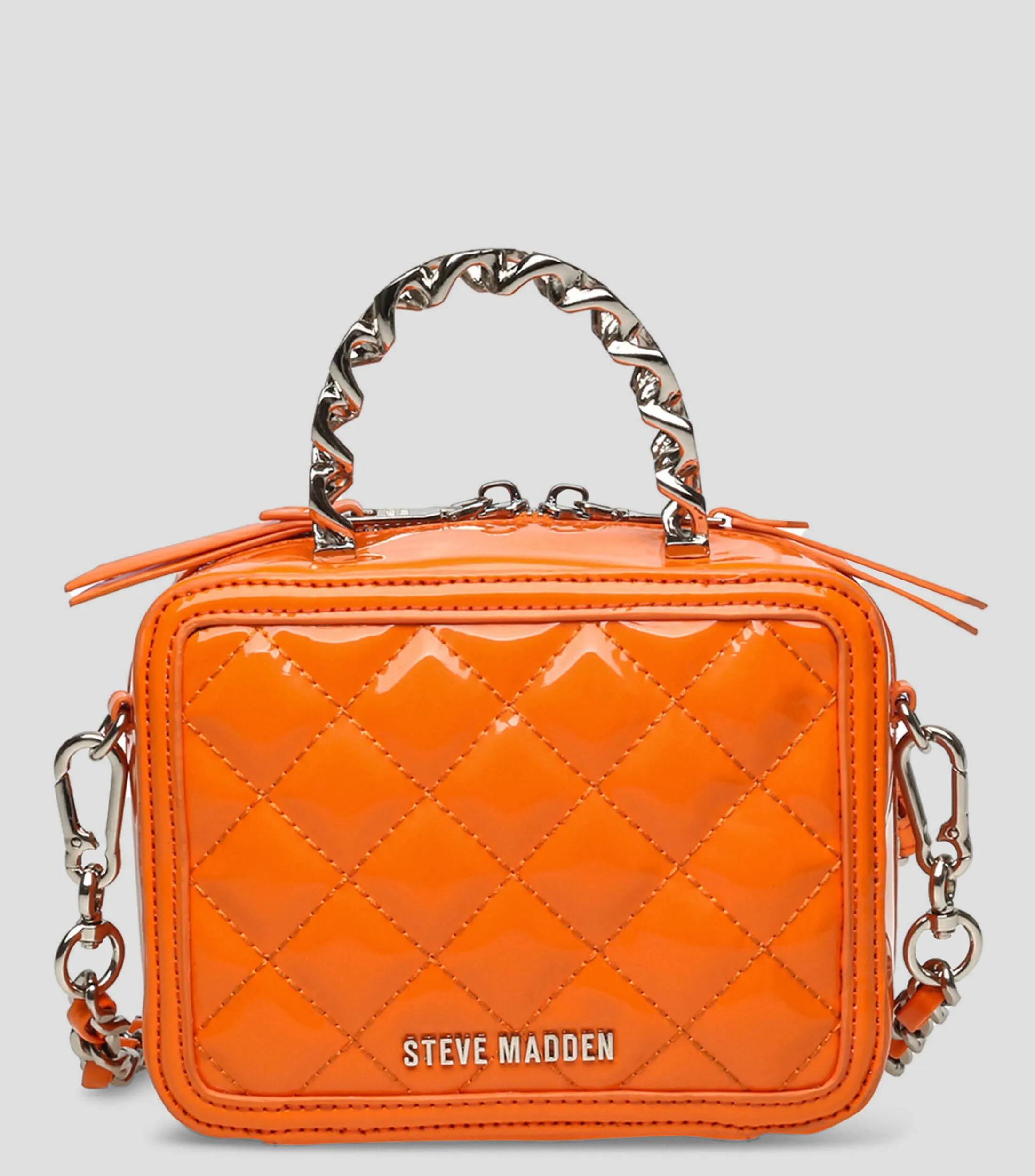 Steve Madden Bolso crossbody naranja Bloving capitonado Mujer