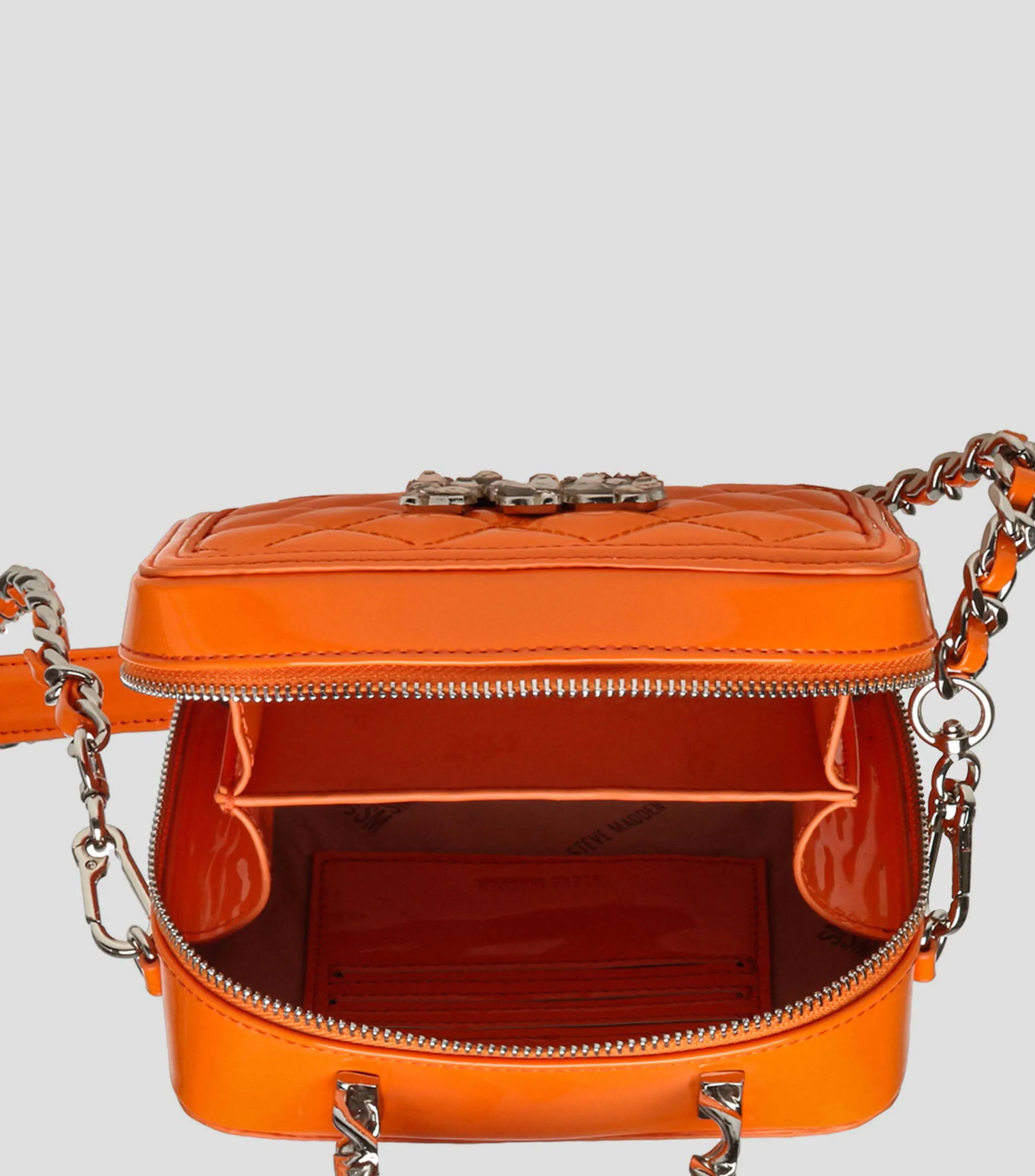Steve Madden Bolso crossbody naranja Bloving capitonado Mujer