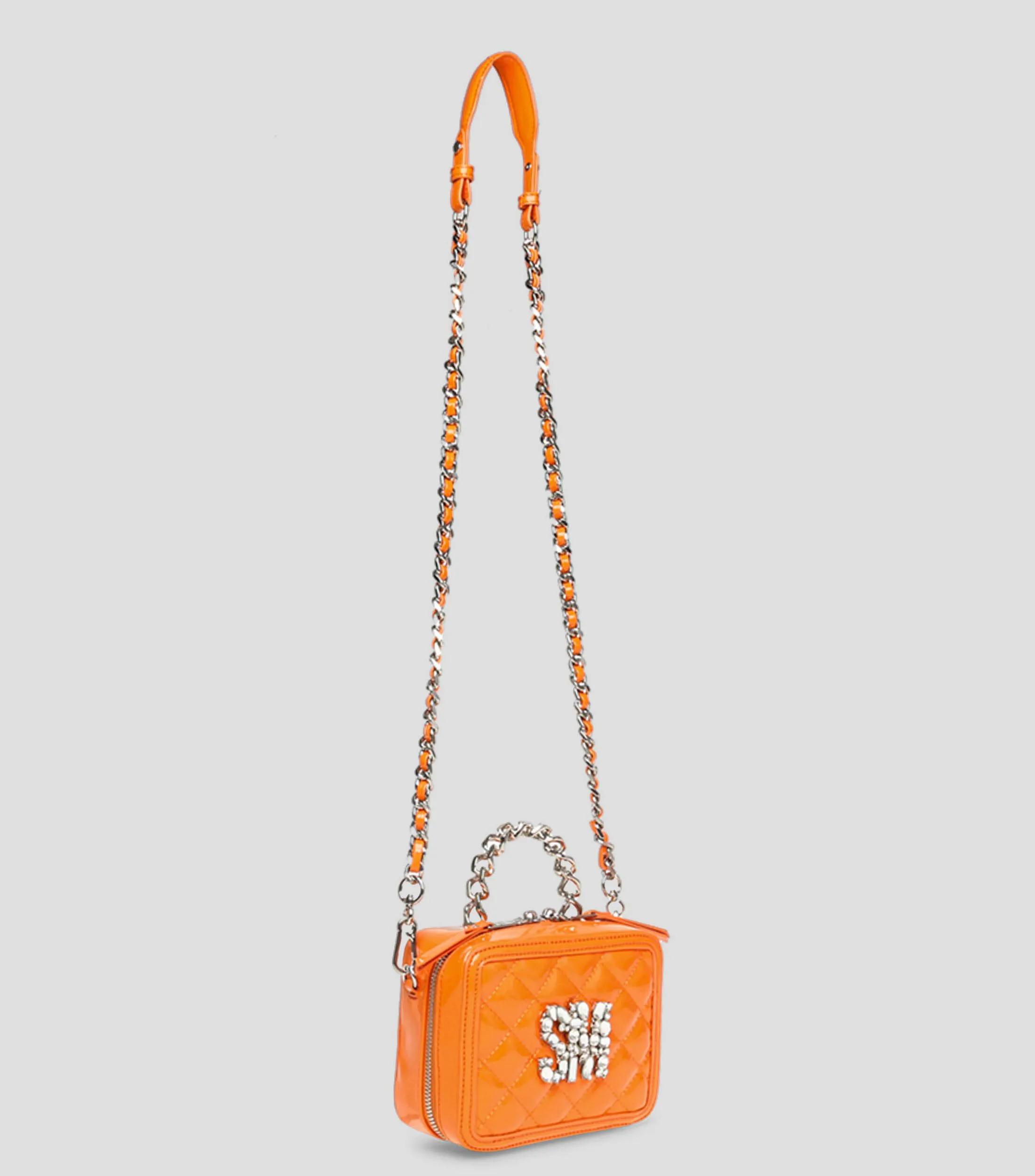 Steve Madden Bolso crossbody naranja Bloving capitonado Mujer