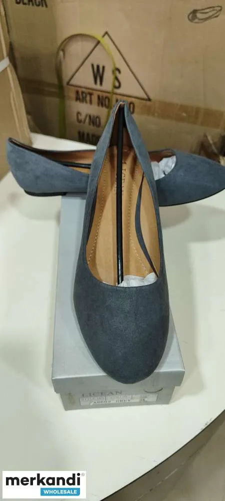 Stock zapatos y bailarinas, mujer a 3,20